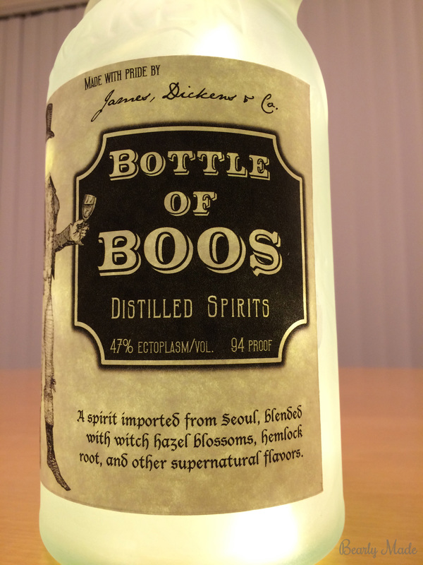 Bottle of Boos #ghost #bottle #lights #potions #Halloween #crafts #DIY potion bottles